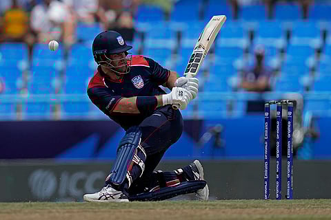 Corey Anderson in action aginst South Africa